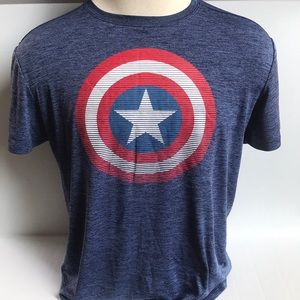 Captain America Marvel tee men’s 2xl